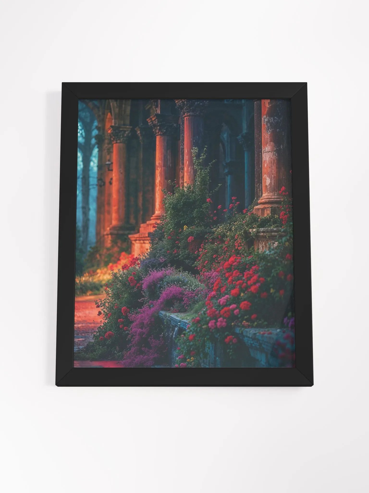 Ruins in Bloom Framed Print product image (23)