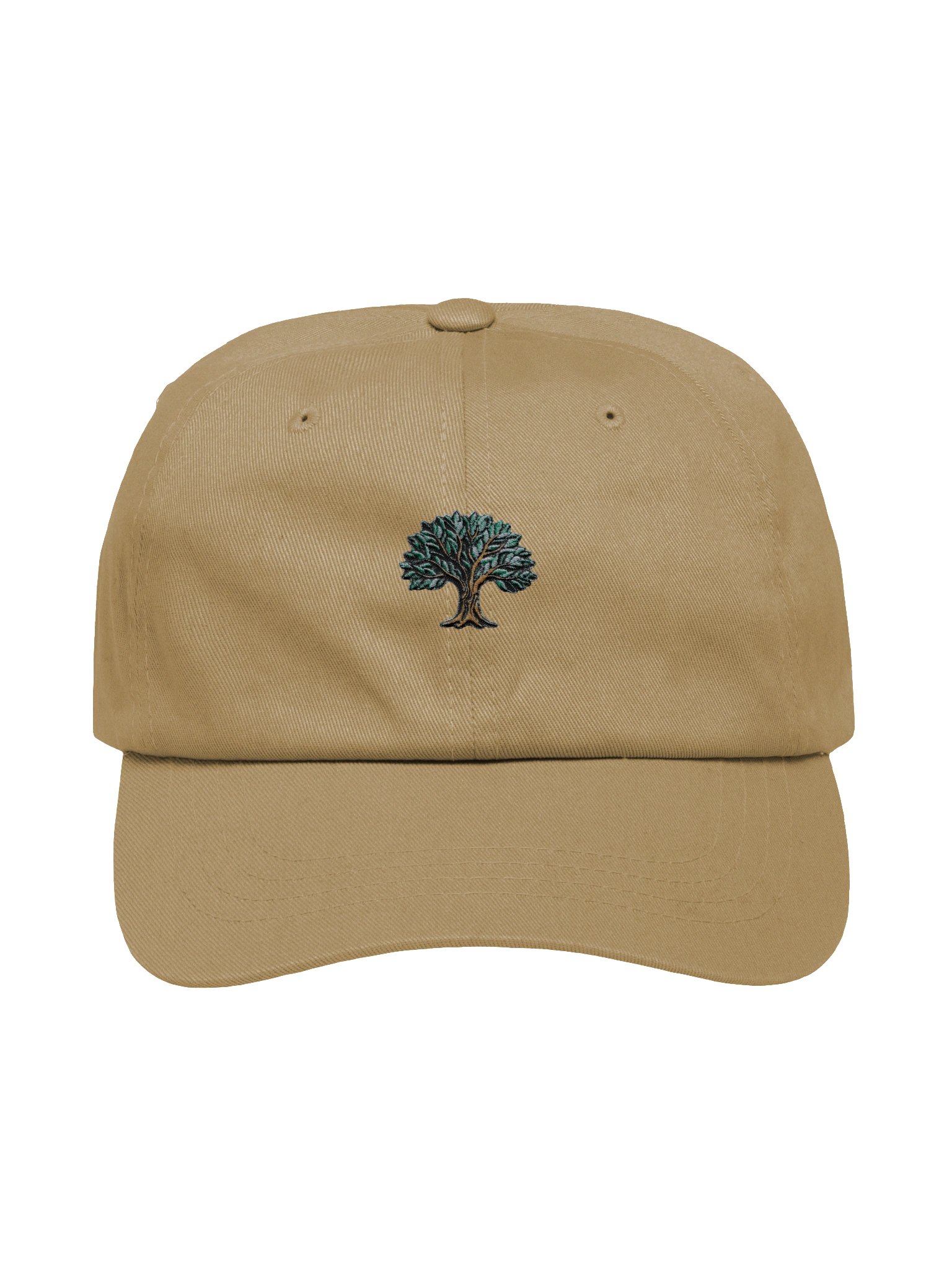 Minimalist Embroidered Tree Dad Cap – Vintage Nature Hat product image (1)