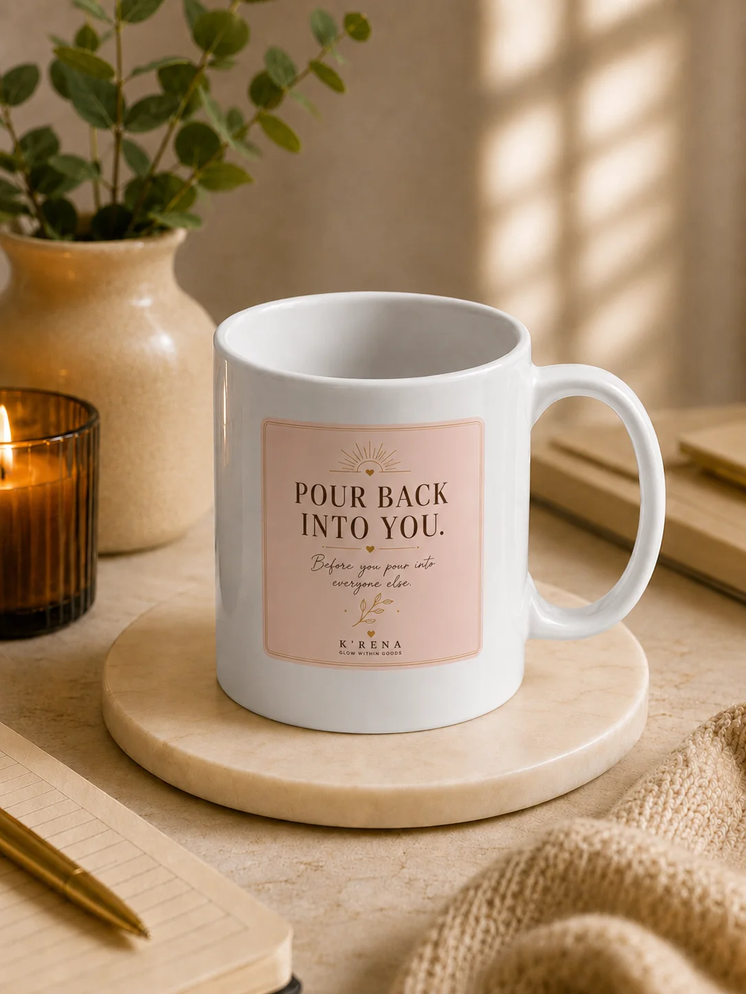 Pour Back Into You Mug | Self-Care Coffee Mug product image (1)