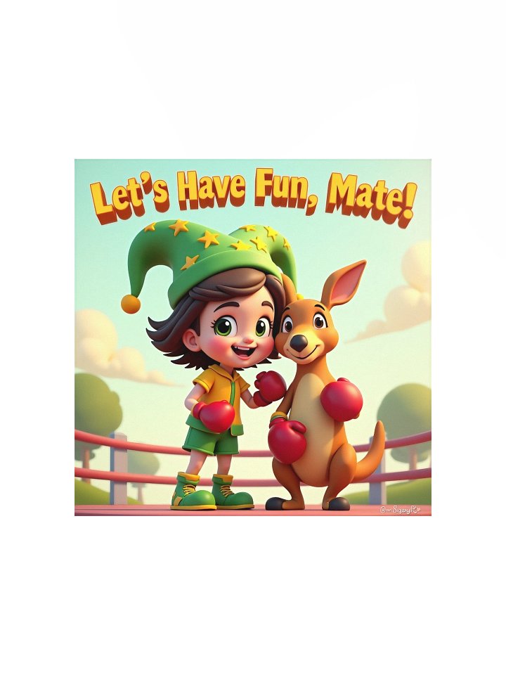 JessyJesty “Kanga Kick!” Enhanced Matte Poster – Aussie Energy for Curious Kids! product image (2)