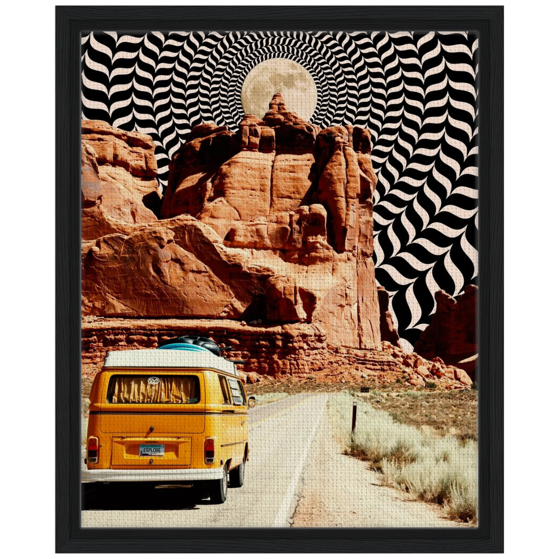 Trippy Road Trip Wall Art
