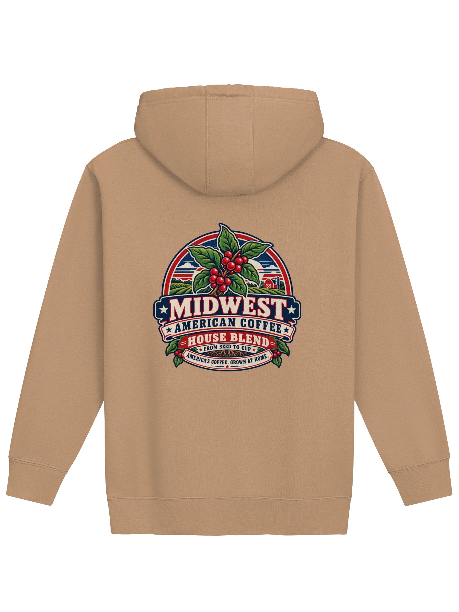 Midwest American Coffee House Blend Hoodie – From Seed to Cup product image (2)