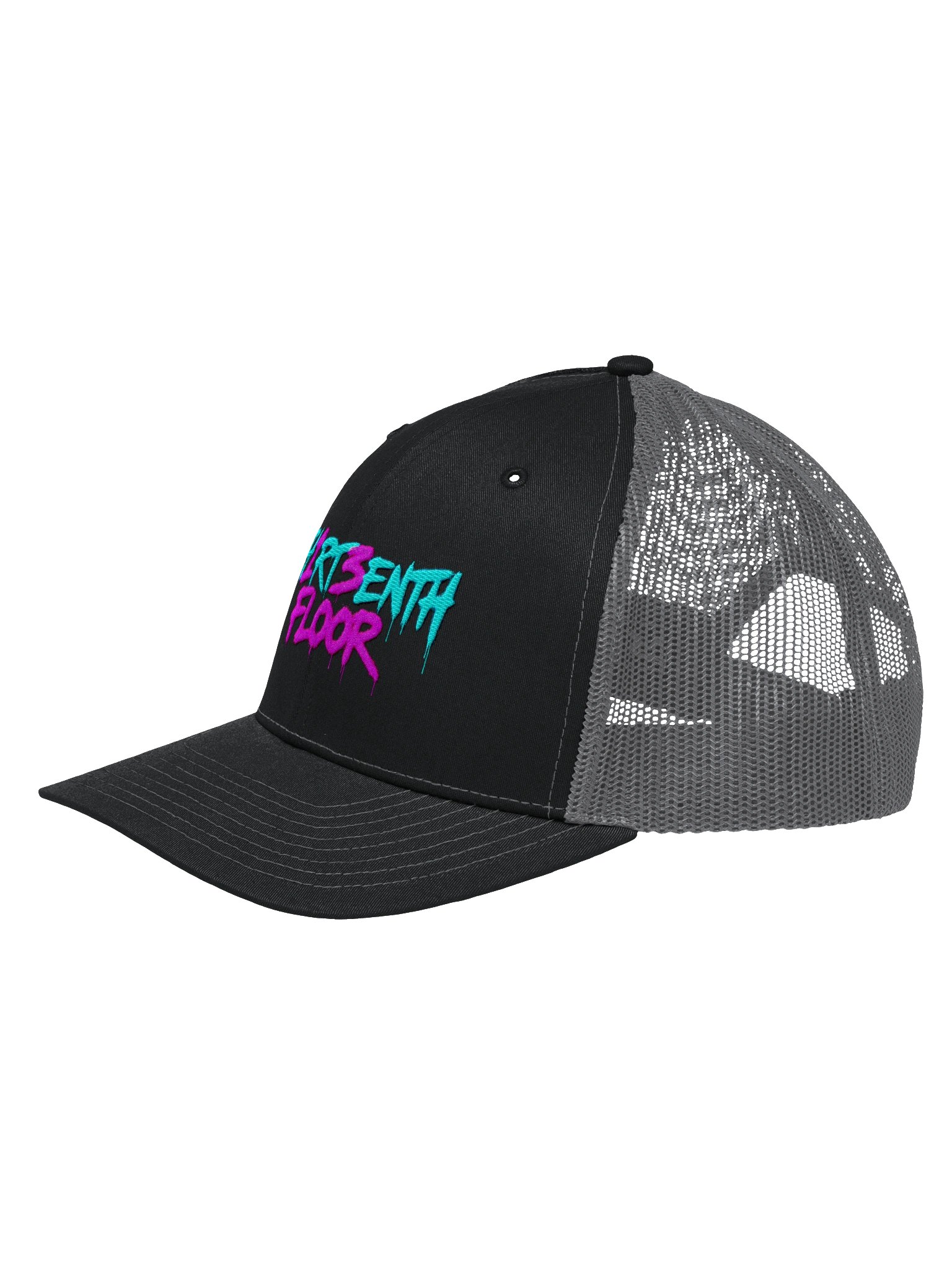 TH1RT3ENTH FLOOR Neon Graffiti Trucker Hat product image (2)