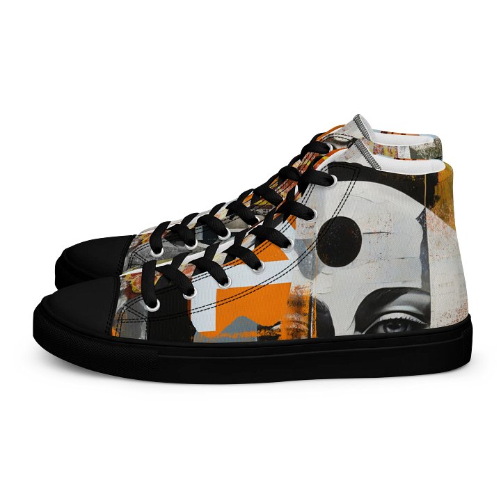 Mixed Media Artwork High Top Shoes product image (1)