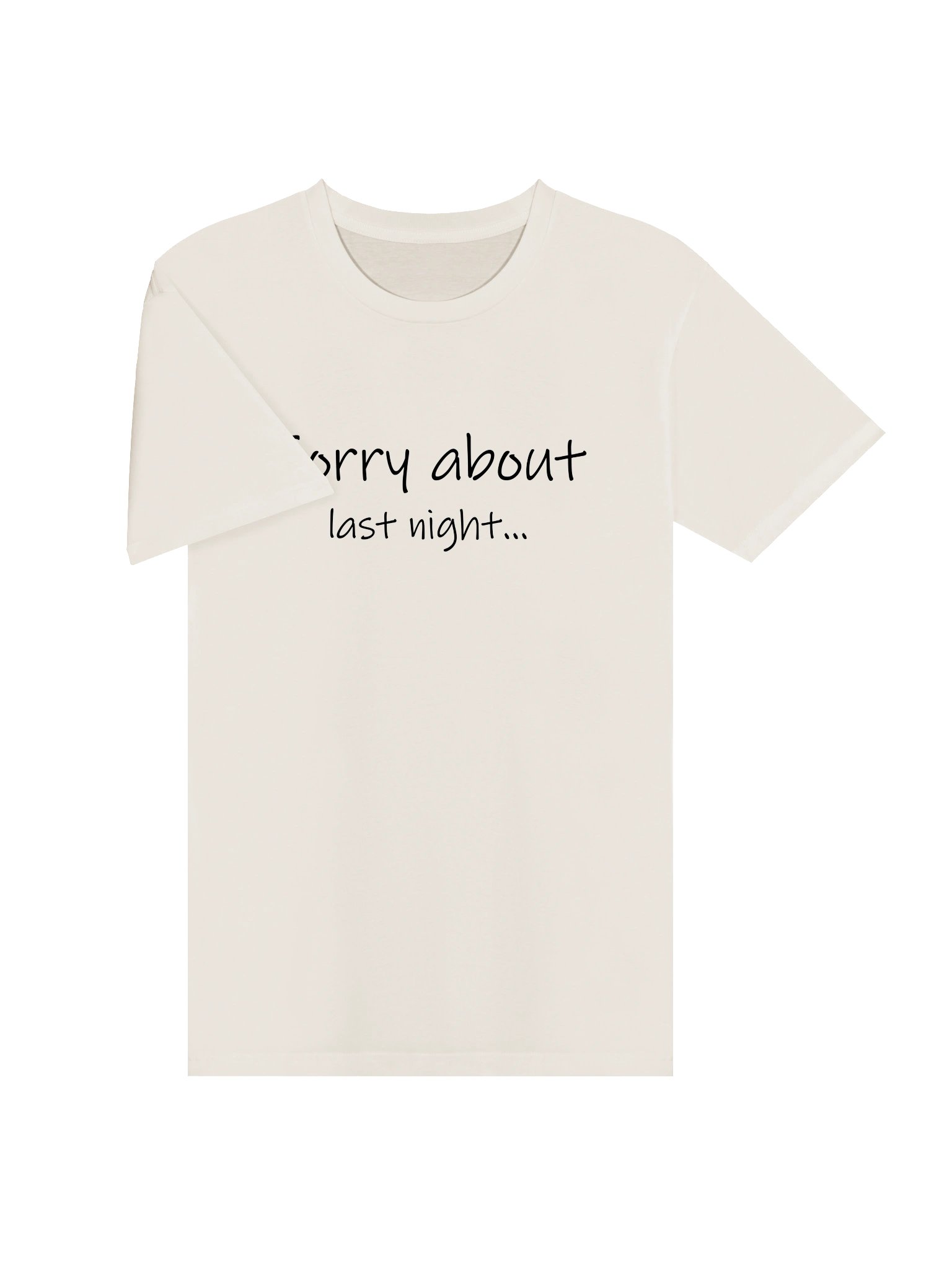 Sorry About Last Night Premium Tee Lt. product image (12)