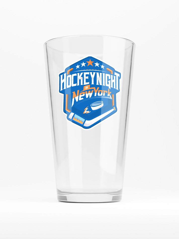 Hockey Night in New York Shaker Pint Glass product image (1)