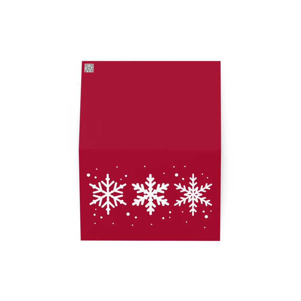 White Snowflakes Greeting Card product image (2)