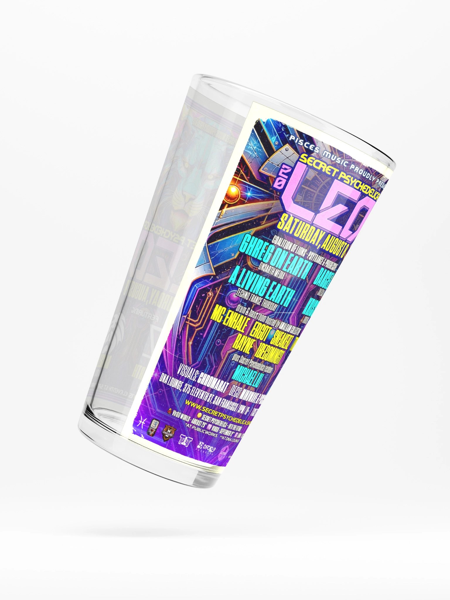Leo 2026 Shaker Pint Glass product image (2)