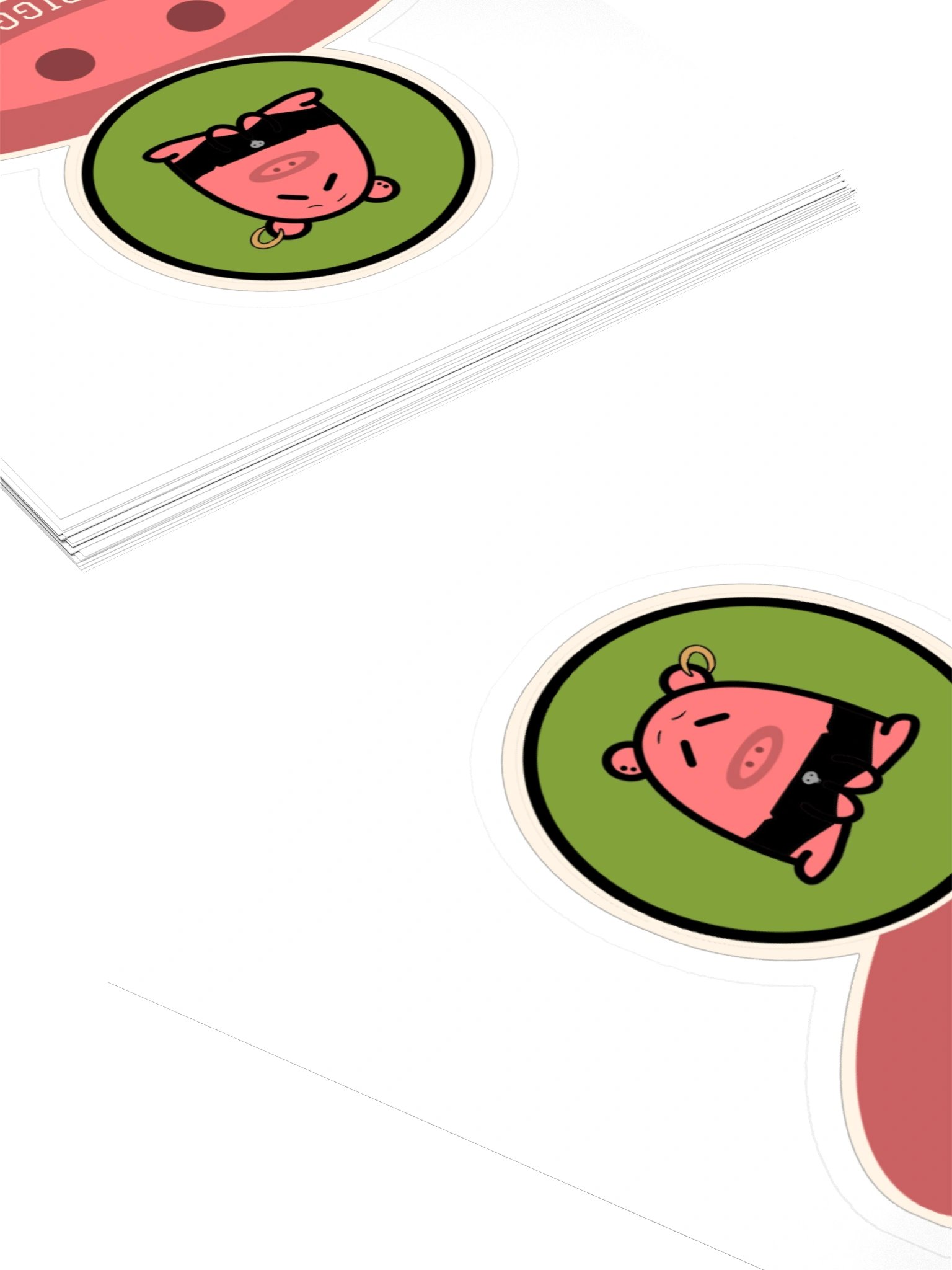 Emo Piggo Snout Sticker product image (11)
