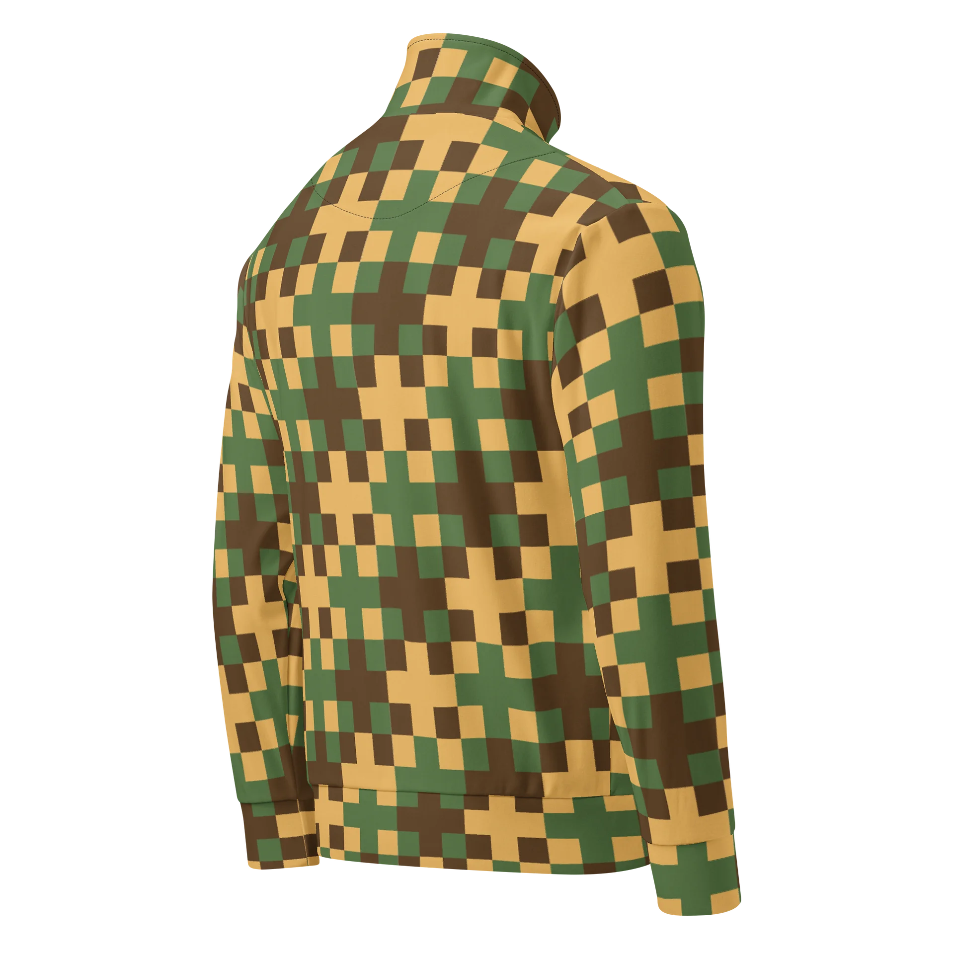 Geometric Woven Pattern Track Jacket product image (2)