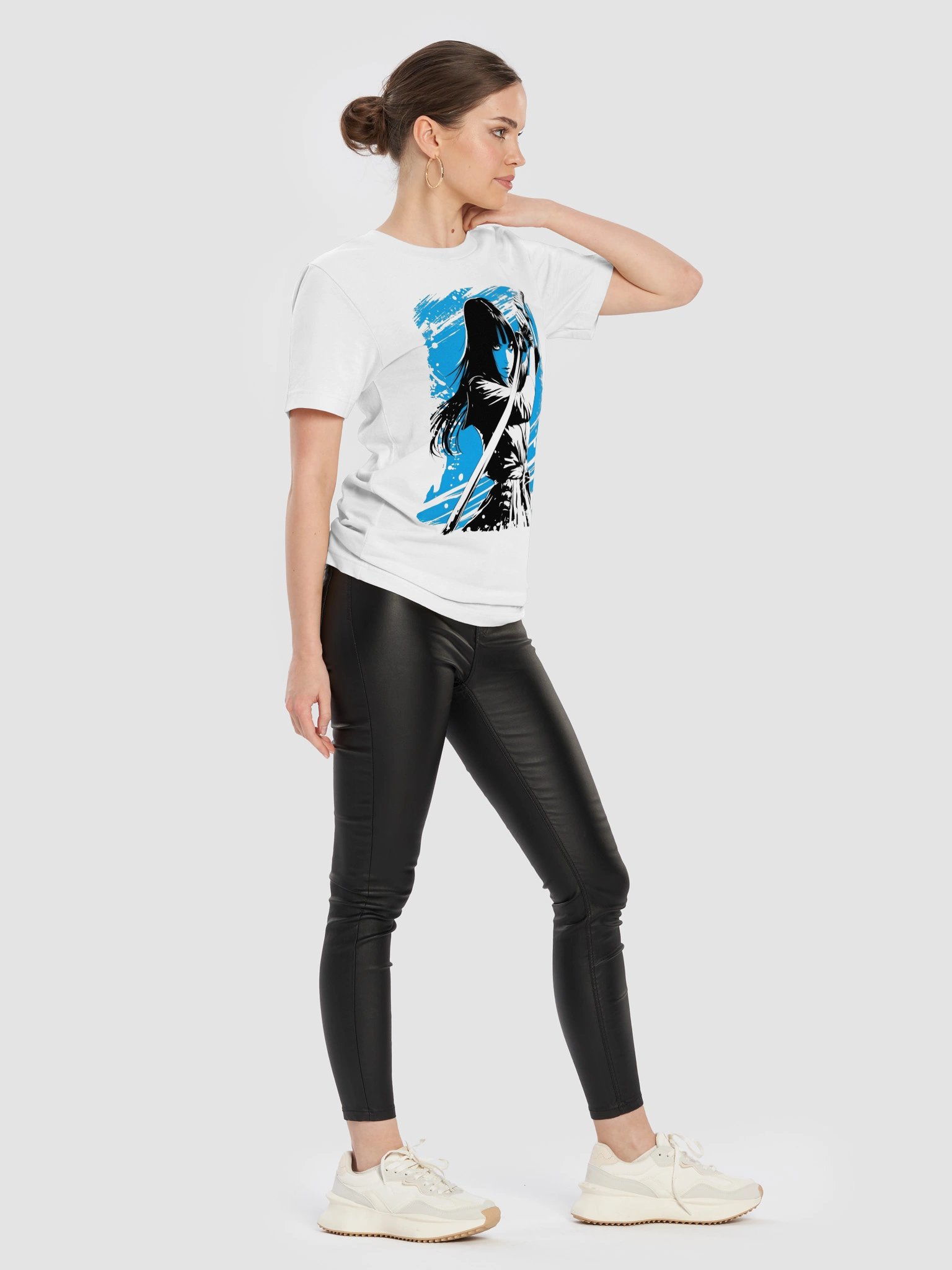 Samurai School Girl Anime Tee product image (13)