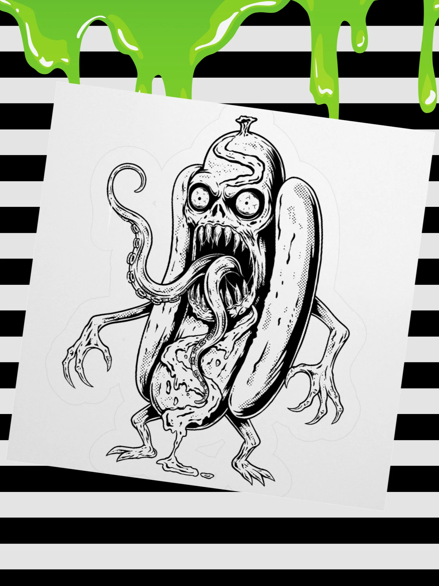 Metal Monster Dog Sticker product image (1)