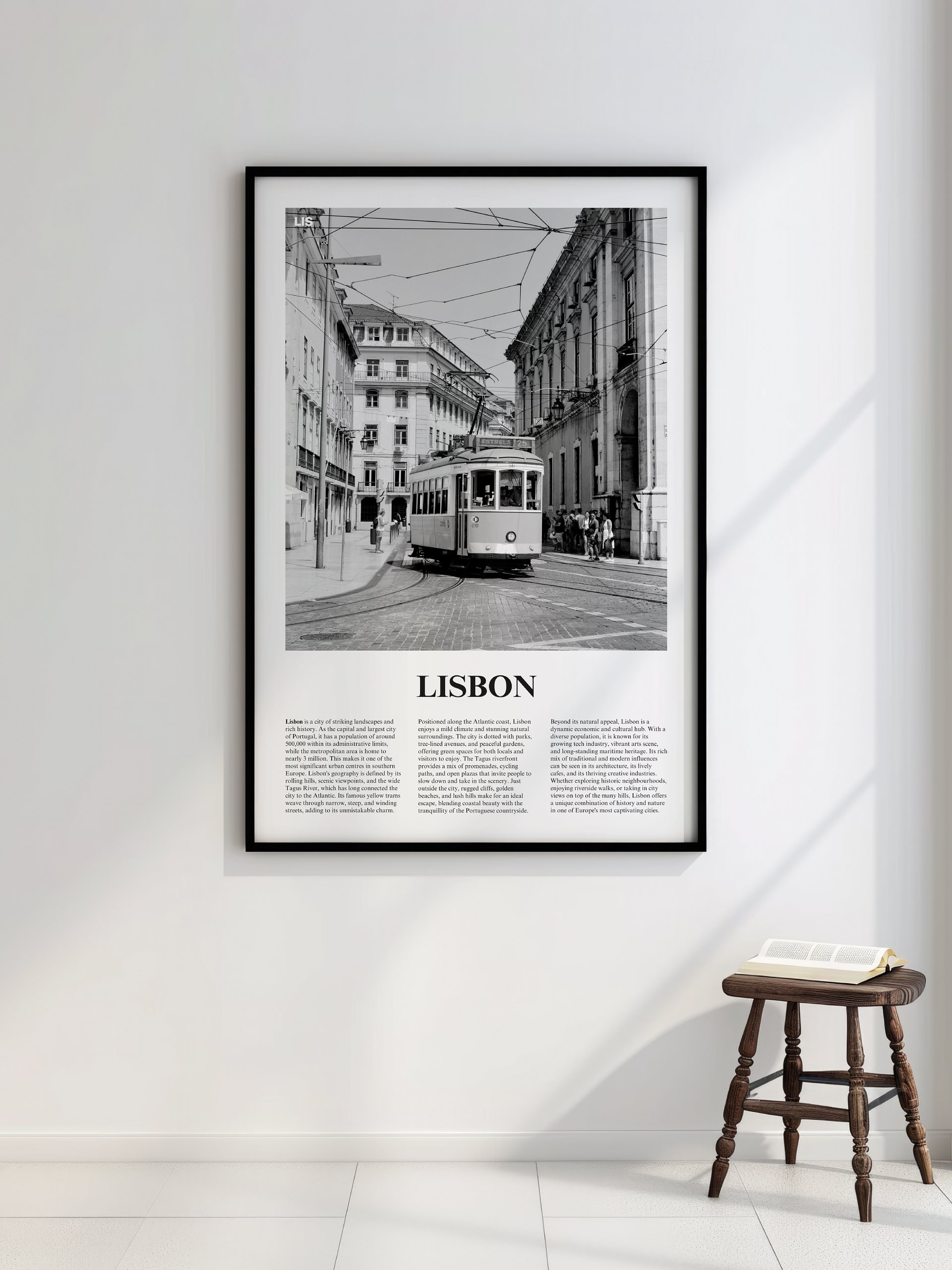 Lisbon 02 Newspaper Poster | Framed product image (7)