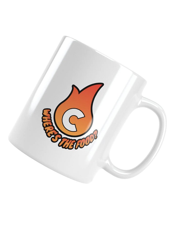 Where's The Food White Glossy Mug product image (1)