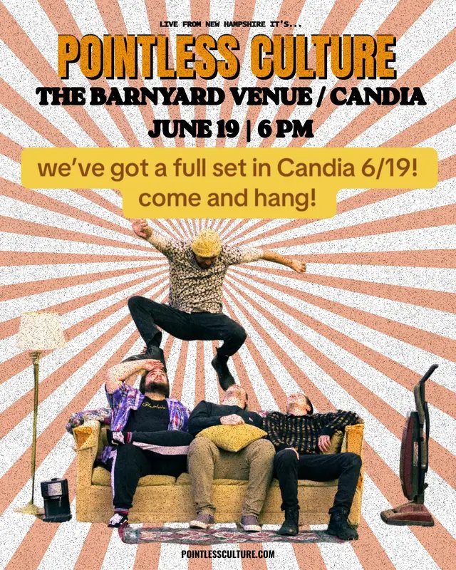 We’re excited to share that we’ll be playing in Candia 6-19 - hope to see you!! #fyp #candia #newhampshire #603 