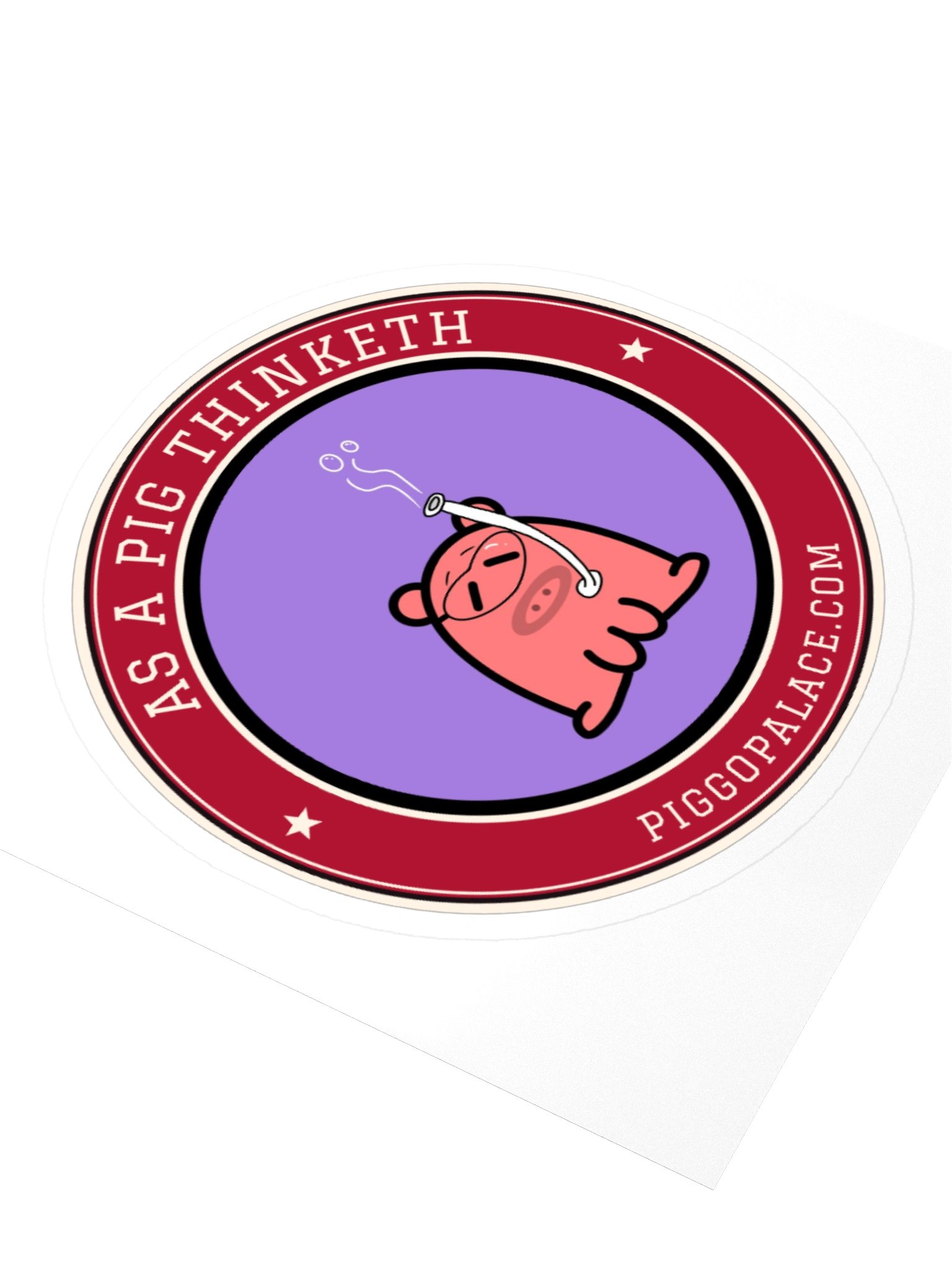 Snorkel Pig Sticker | As a Pig Thinketh product image (7)