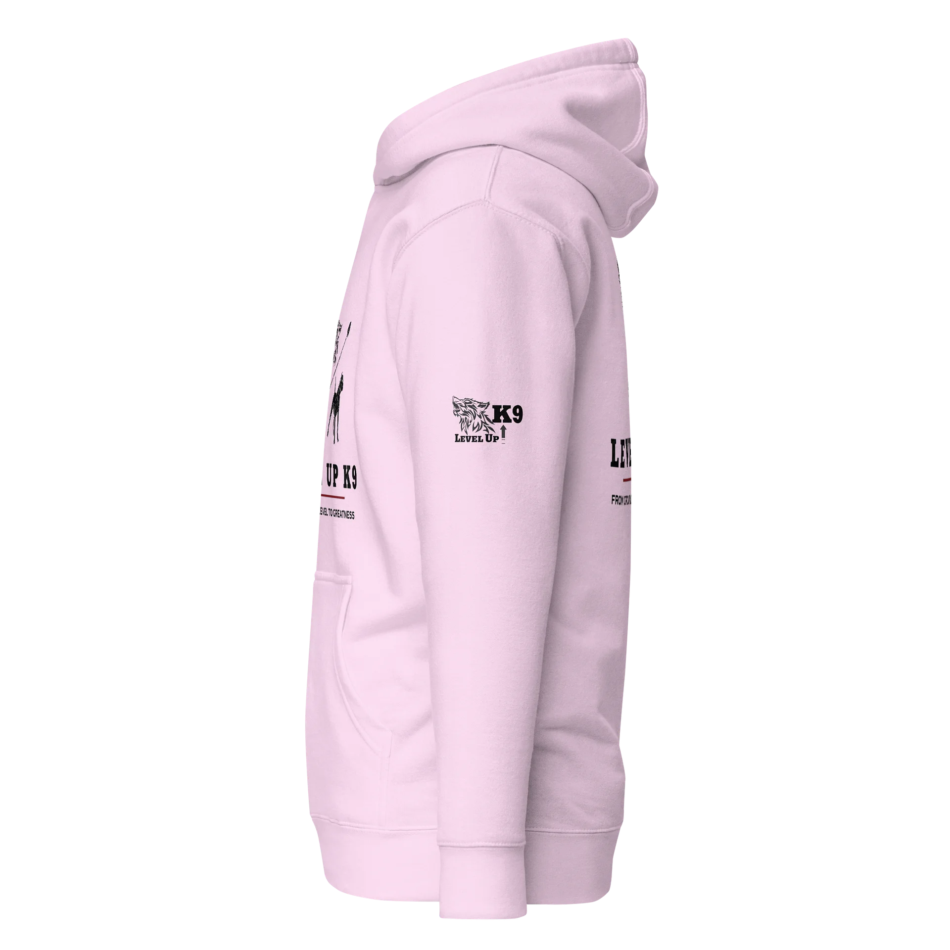 Level-UP K9 Standard Hoodie ( Lavender ) product image (6)
