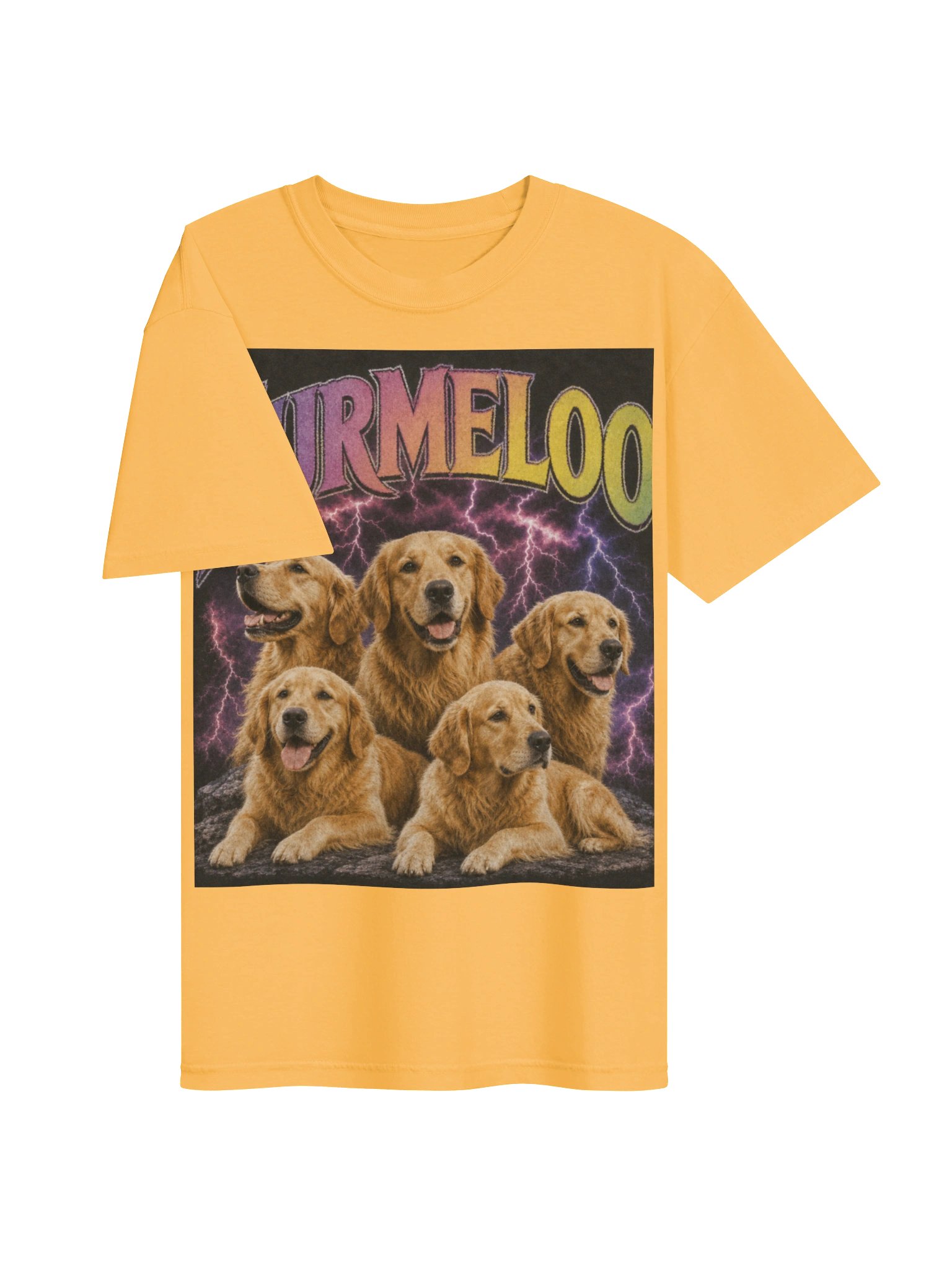 Furmeloo Golden Retriever Family Vintage T-Shirt product image (13)