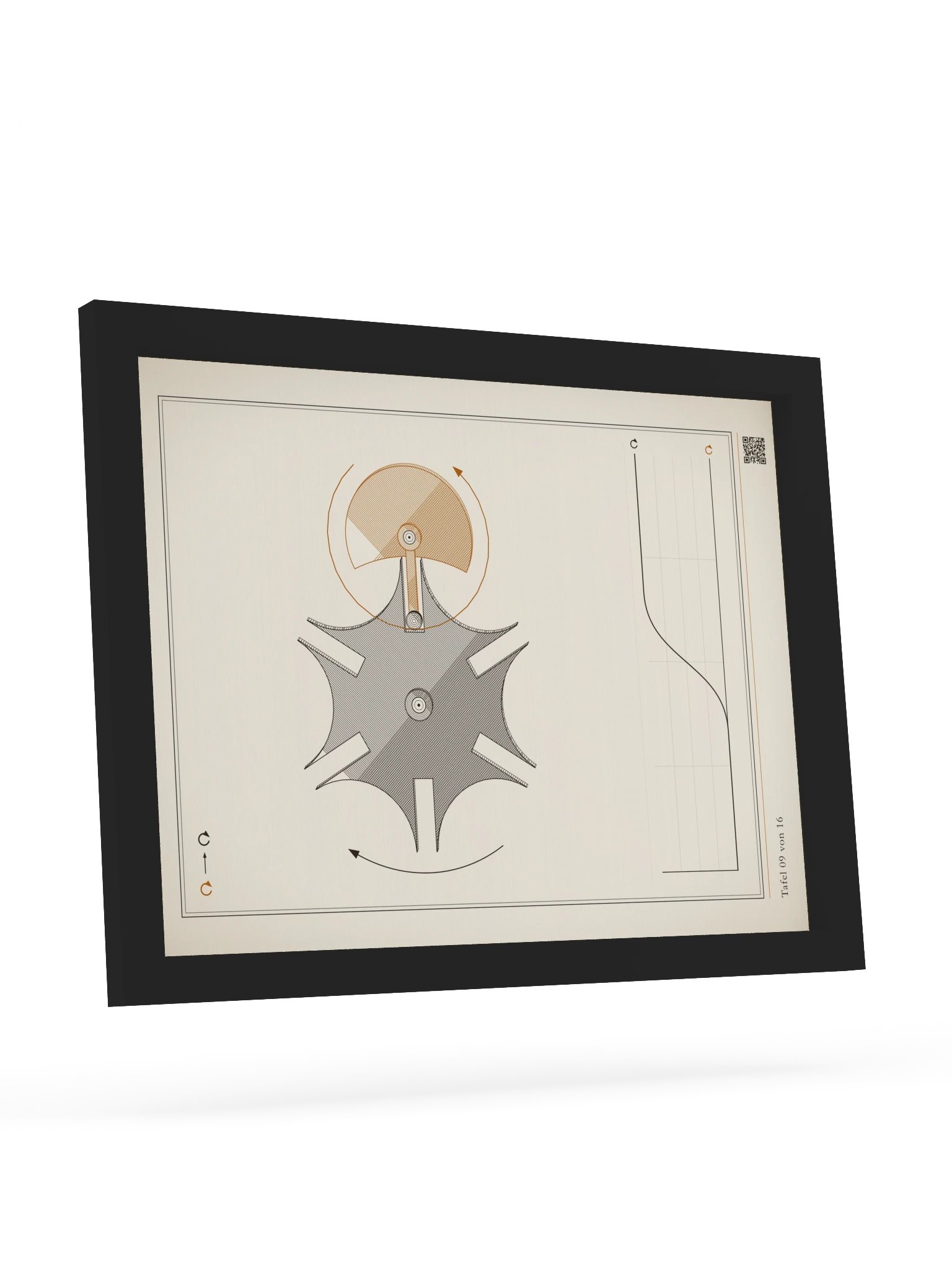 MOTION 09 · Malteserkreuz · gerahmt product image (9)