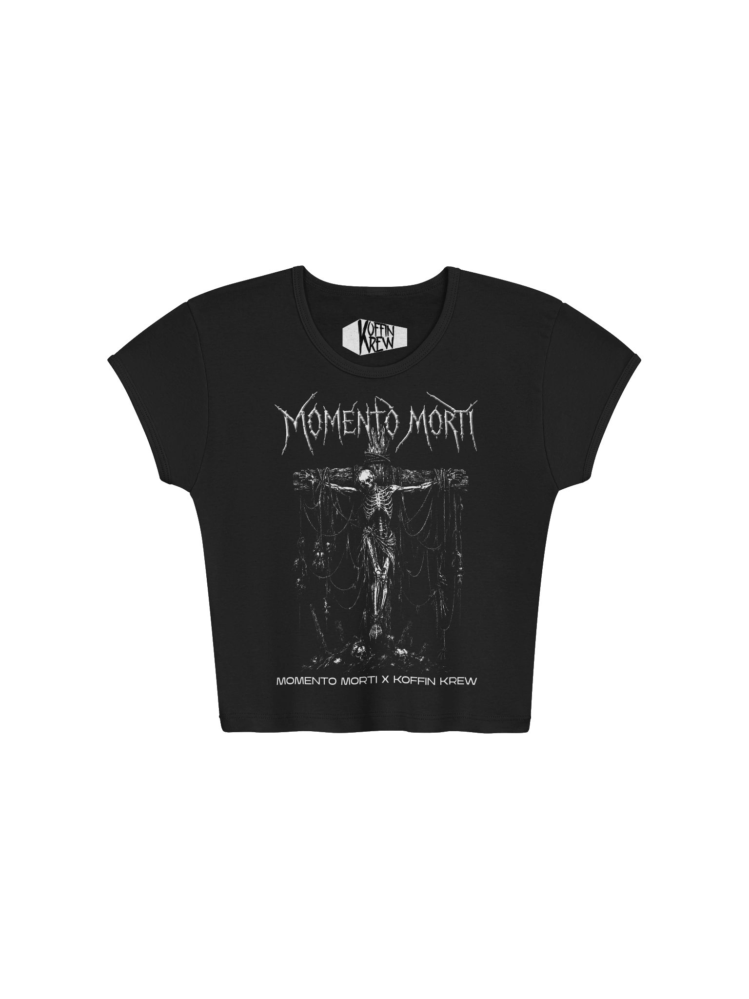 Crown of Ash Womens Baby Tee Crop Top product image (1)