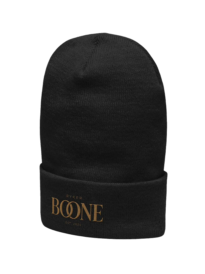Ryker Boone "Back to Gold" Yupoong Cuffed Beanie (Gold Logo) product image (2)
