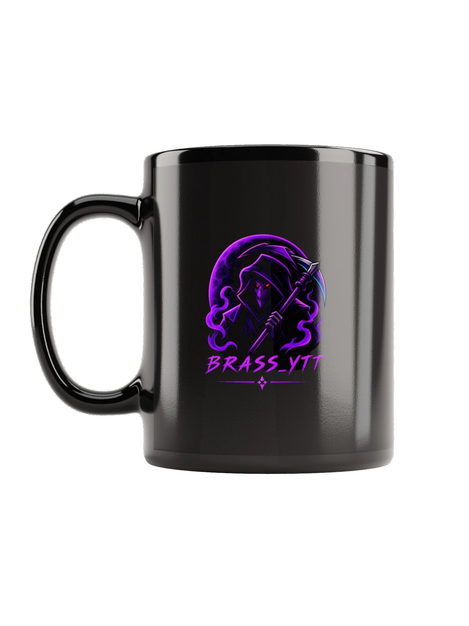 BRASS_YTT Black Glossy Mug | Motiv 2 product image (7)