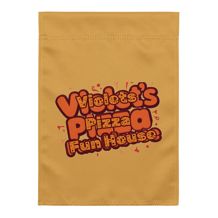 Violet's Pizza Fun House Flag product image (1)