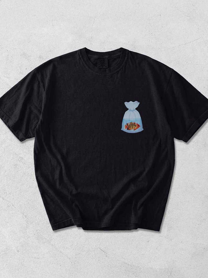 Flame Angelfish Fish Bag Shirt – Funny Reef Tank & Saltwater Aquarium Graphic Tee product image (1)