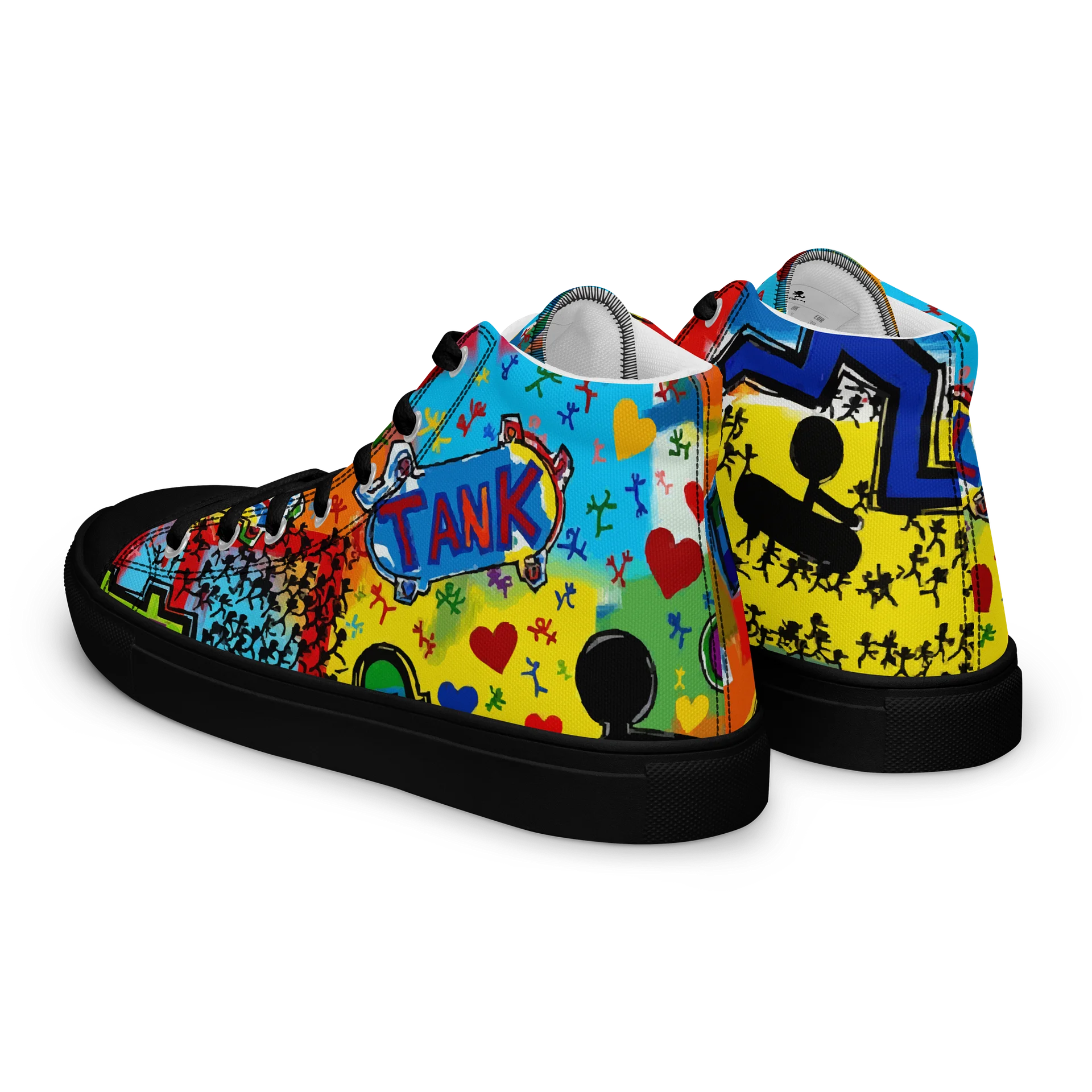 Tank the Skaterboy // Mens Graffiti High Tops product image (5)