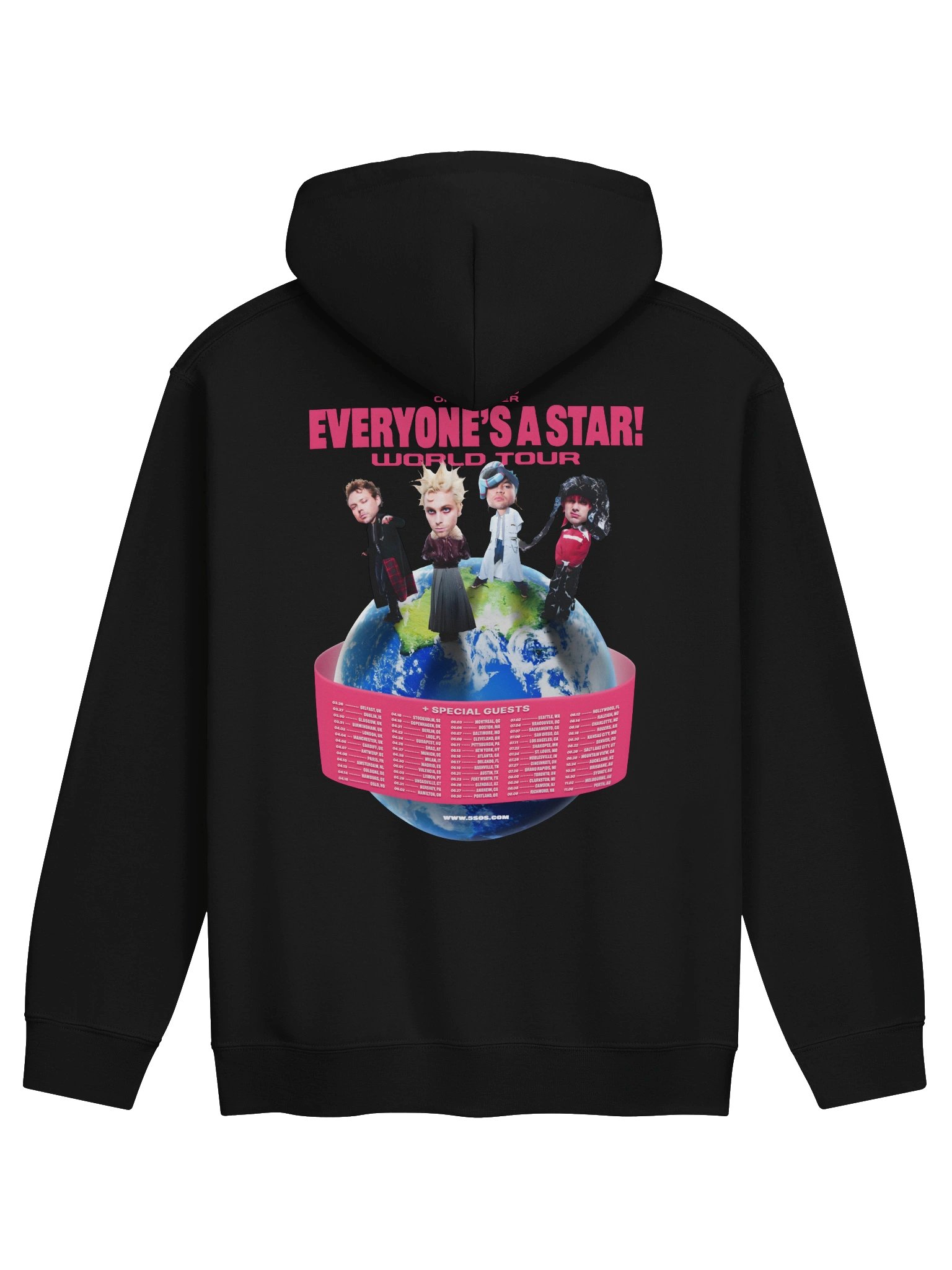 5 Seconds Of Summer Everyone’s A Star World Tour 2026 Hoodie product image (2)