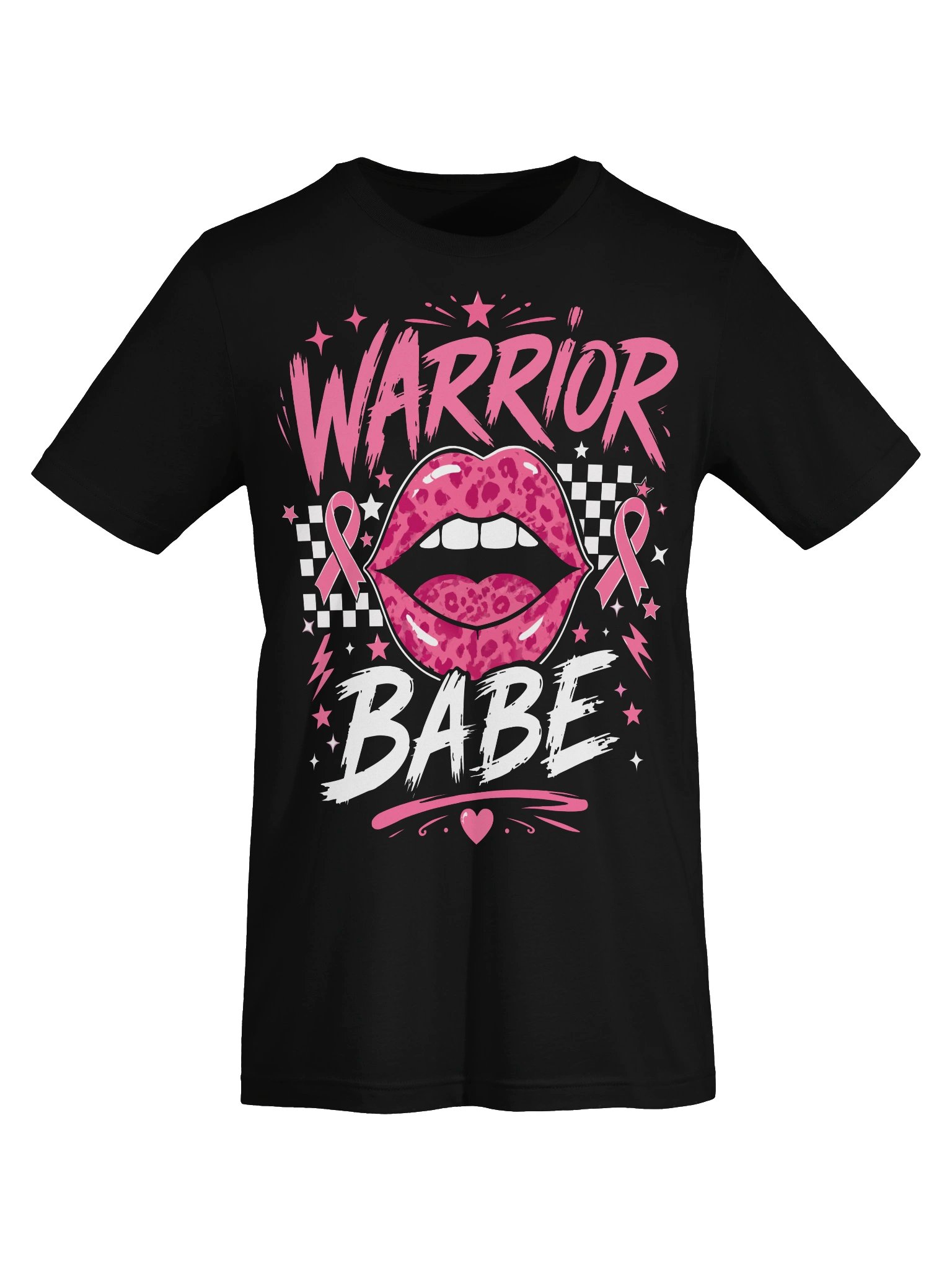 Warrior Babe Pink Ribbon Glam Tee product image (51)