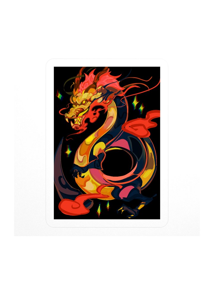 Mythical Dragon Kiss Cut Stickers product image (2)