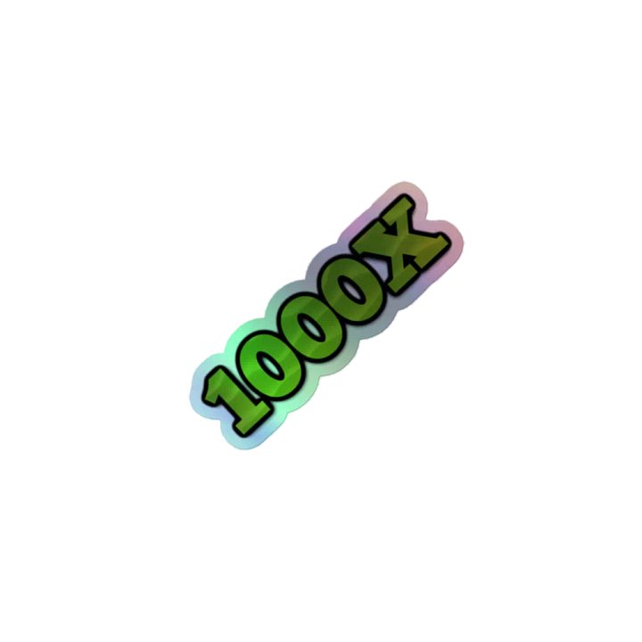 1000X HOLO STICKER product image (1)