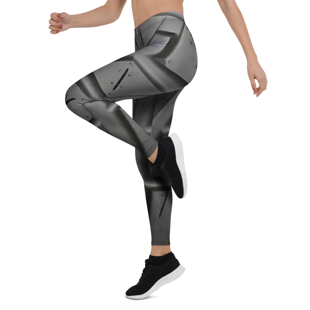 wet tire leggings black - 82% polyester product image (4)