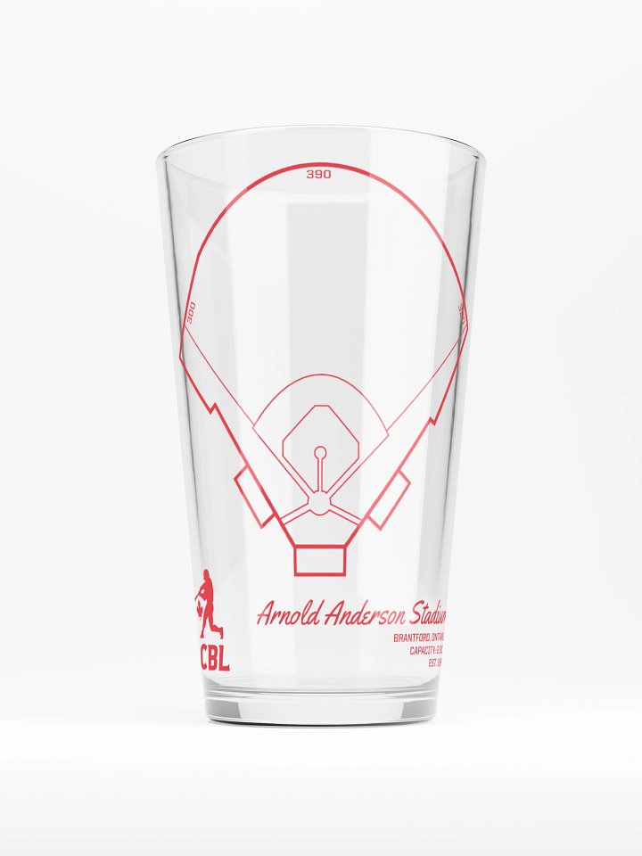 Brantford Ballpark Pint Glass product image (1)