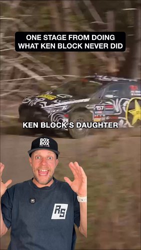 Ken Block’s daughter went into the very last stage of the season with a title in her hands. 🏁

Lia Block, 20, led the America...