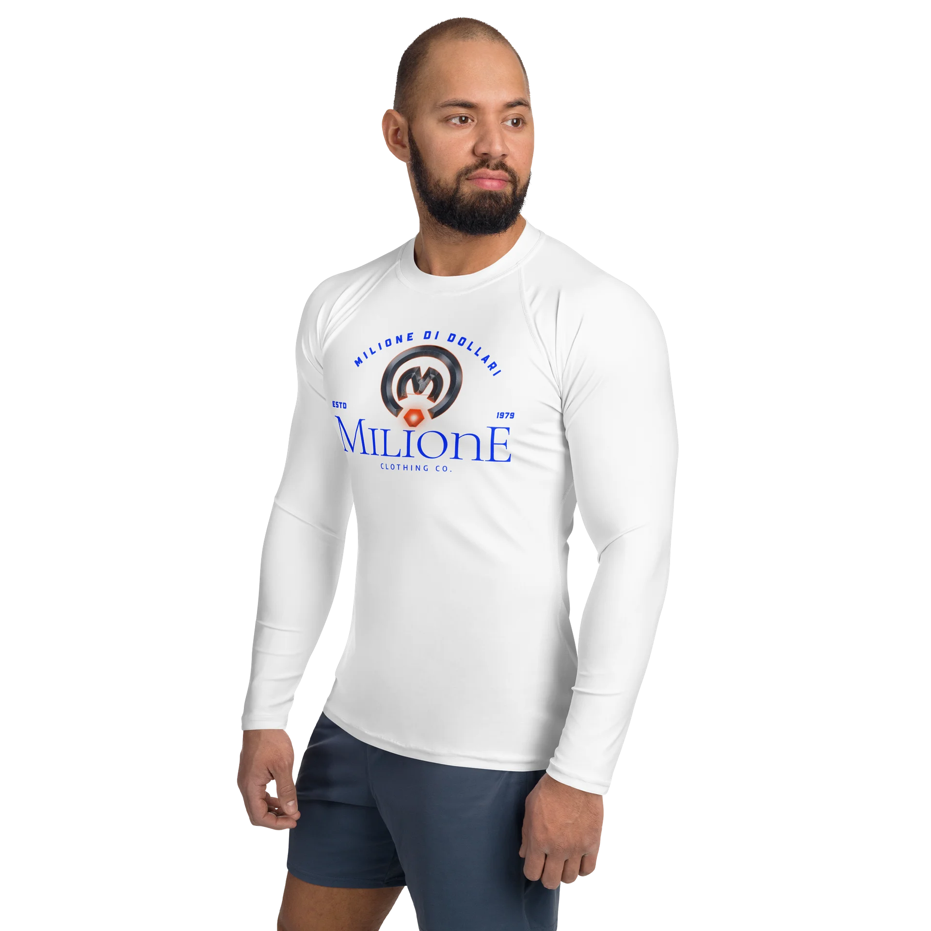MilionE Clothing Co. Logo Rash Guard product image (3)