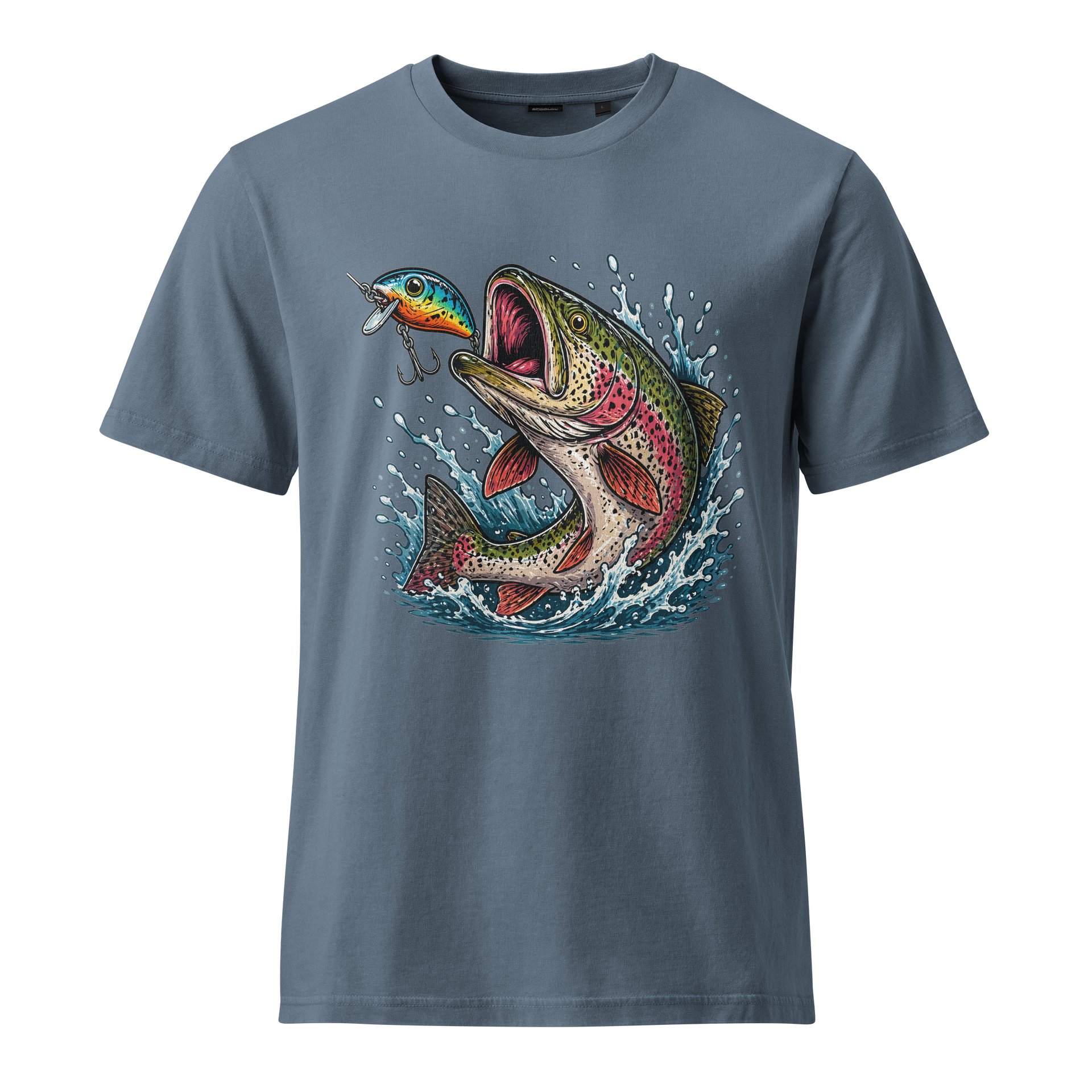 Leaping Lure — Vibrant Fish Graphic Tee product image (1)