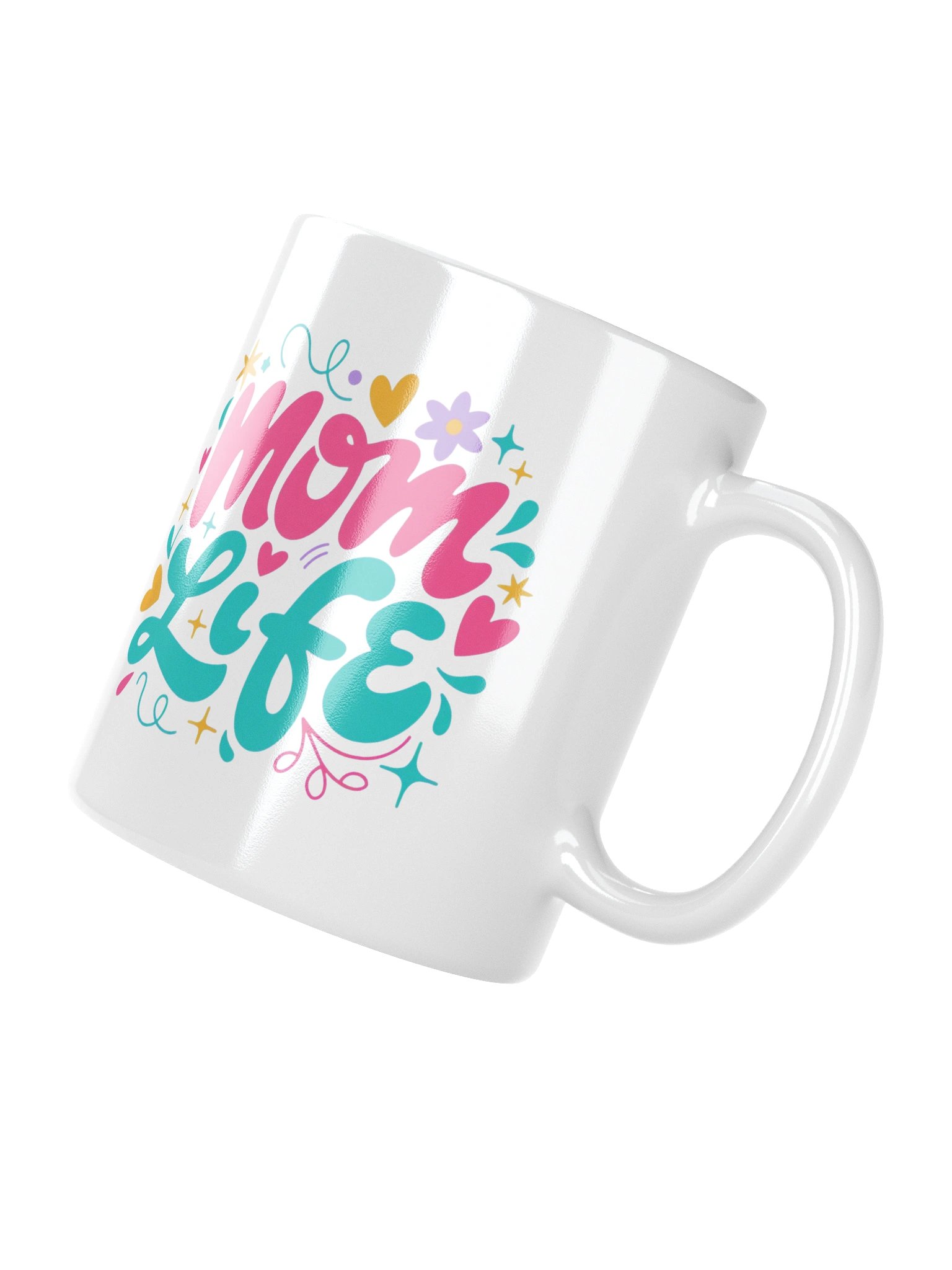 Funny Mom Life Colorful Coffee Mug product image (4)