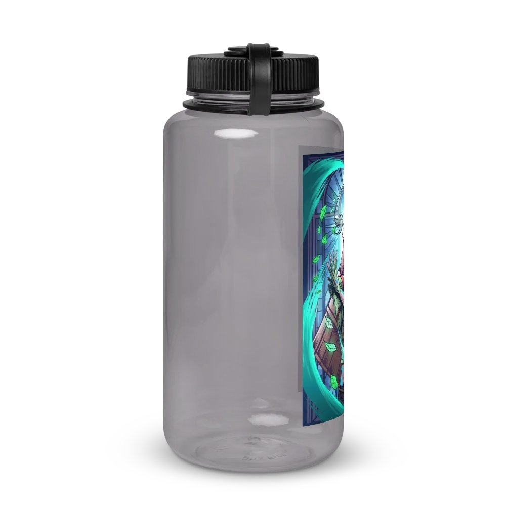 'A Depiction of The Fluttering Leaf' Wide Mouth Plastic Water Bottle product image (4)