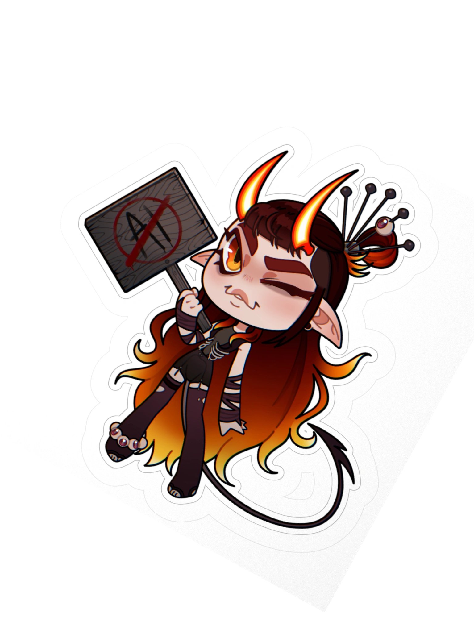 Anti AI Sticker product image (3)