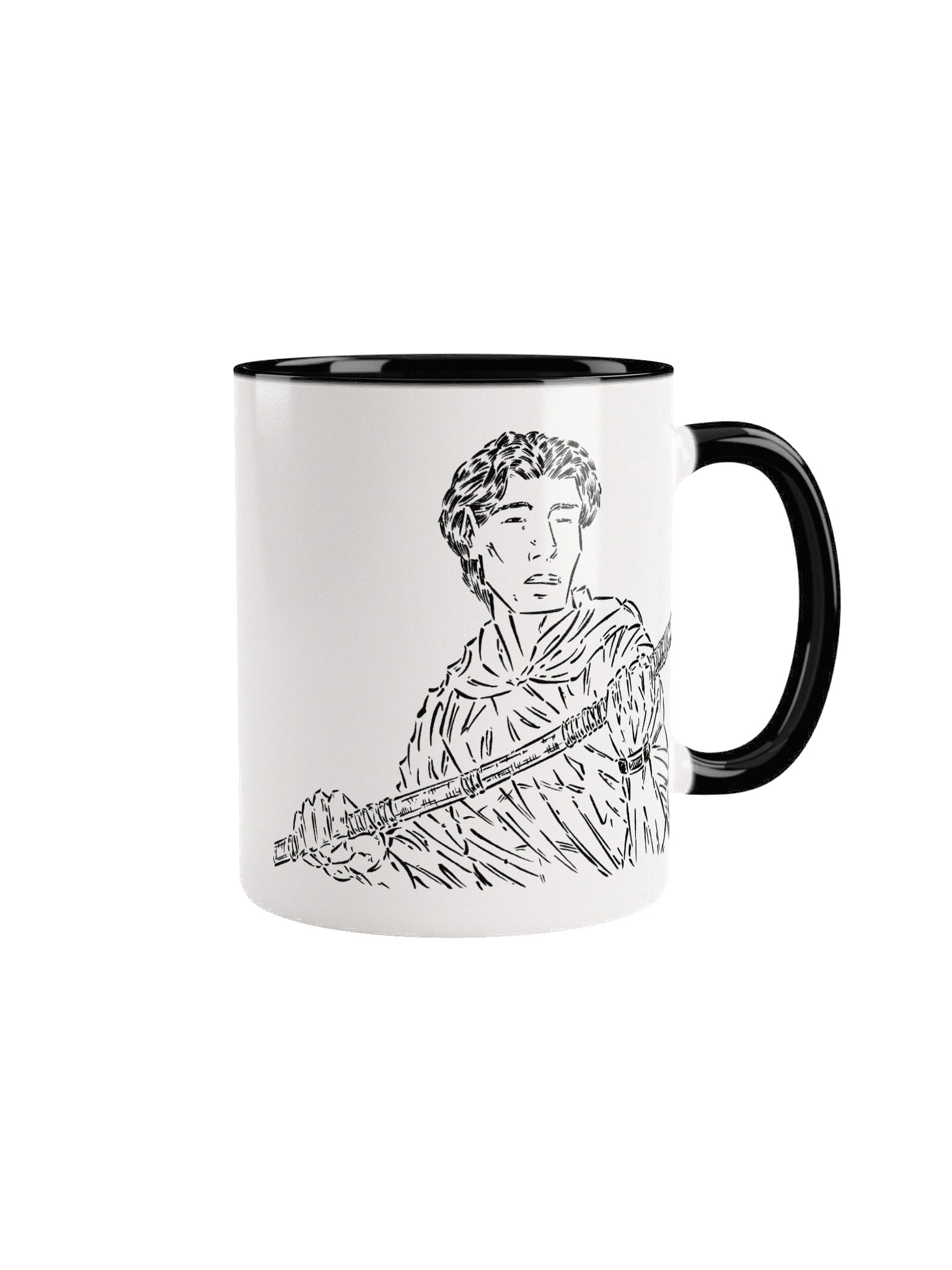 MEIFUMADO | Test | Black & White Mug product image (1)