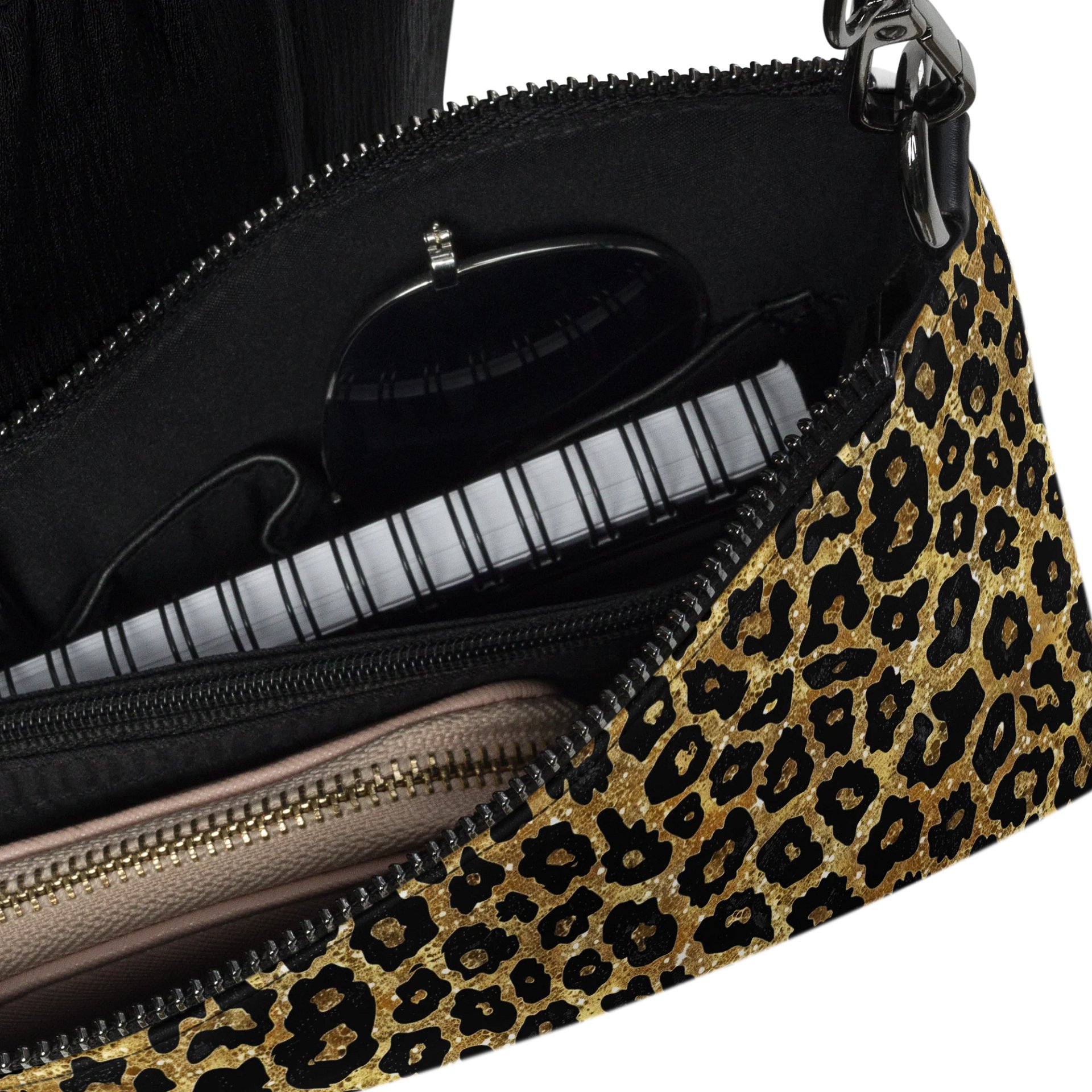 Stylish Gold Leopard Print Crossbody Bag for Everyday Use product image (6)