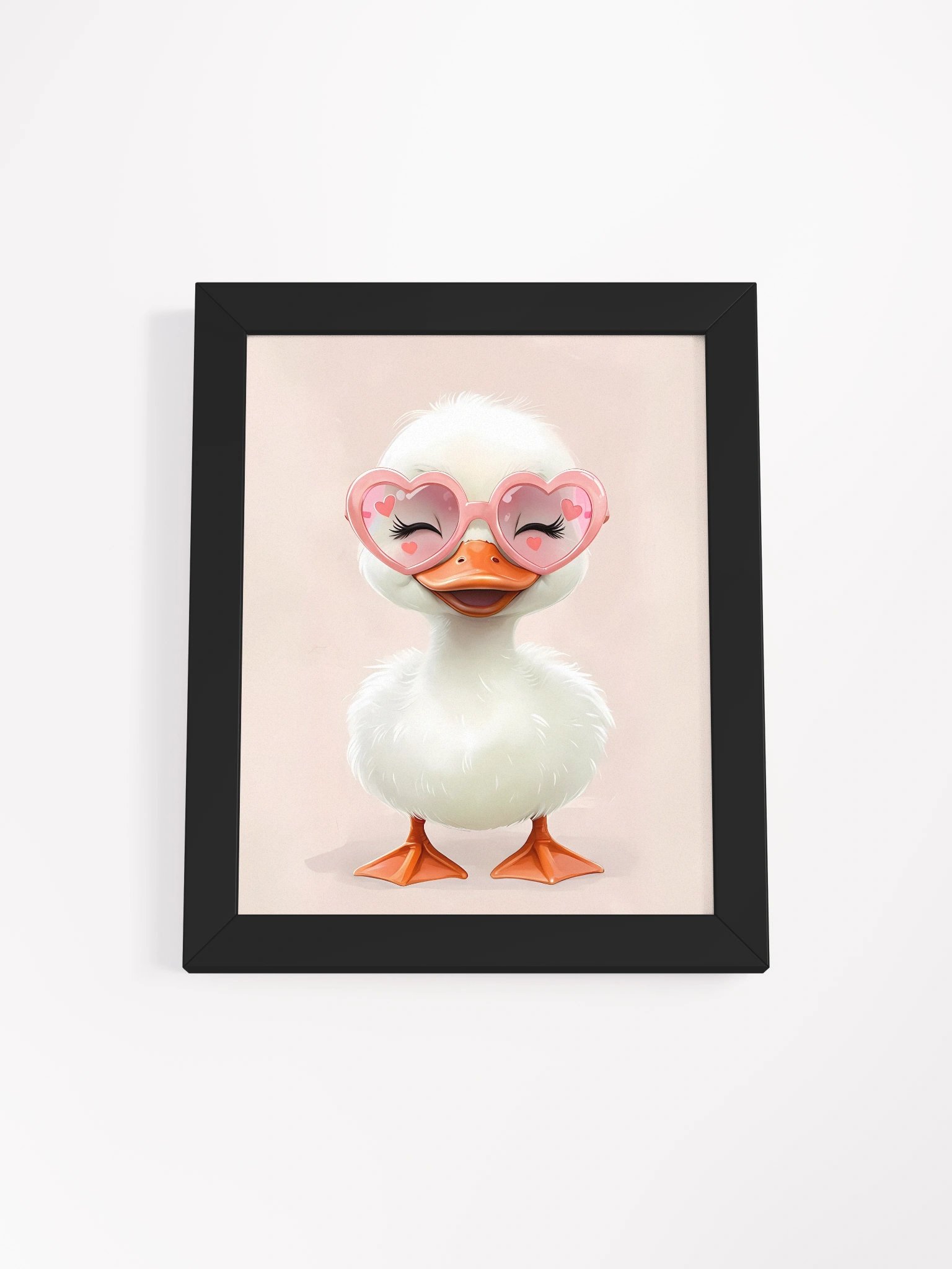 Quirky Duckling in Pink Sunglasses Poster product image (2)