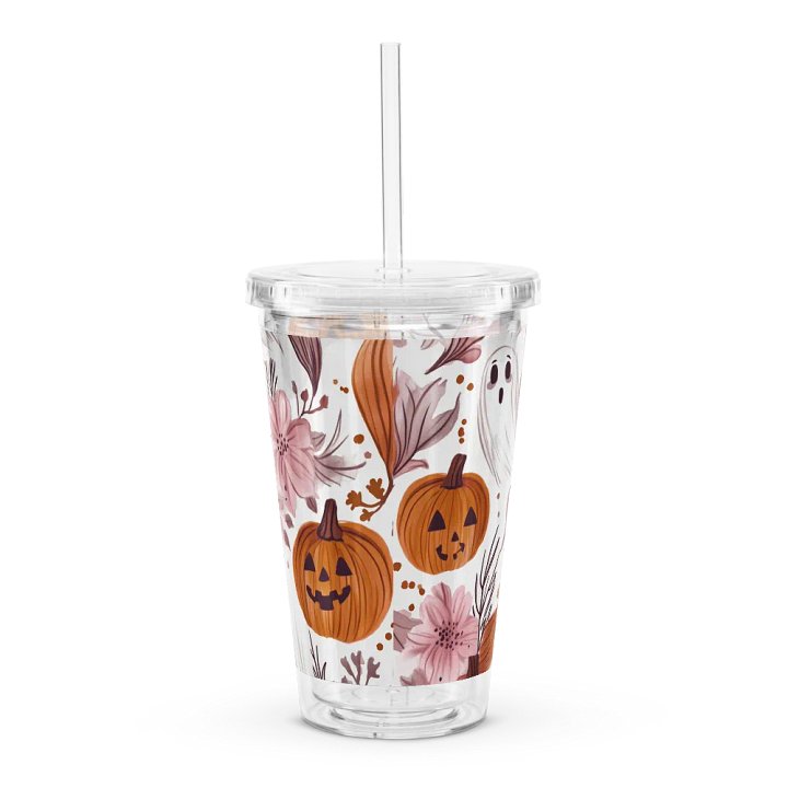 Ghosts and Jack-o'-lanterns Double Wall Tumbler product image (2)