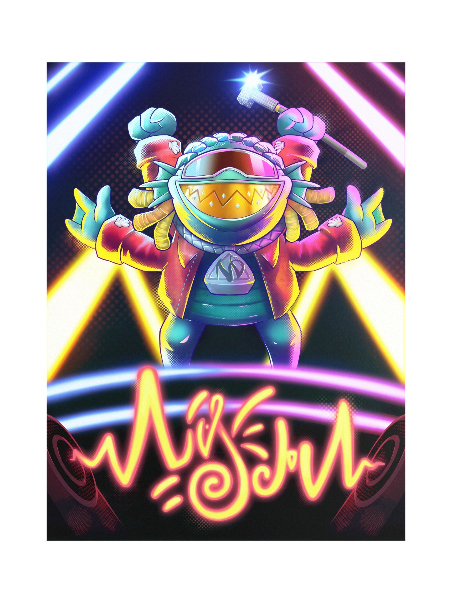 Waveform Band Poster product image (1)