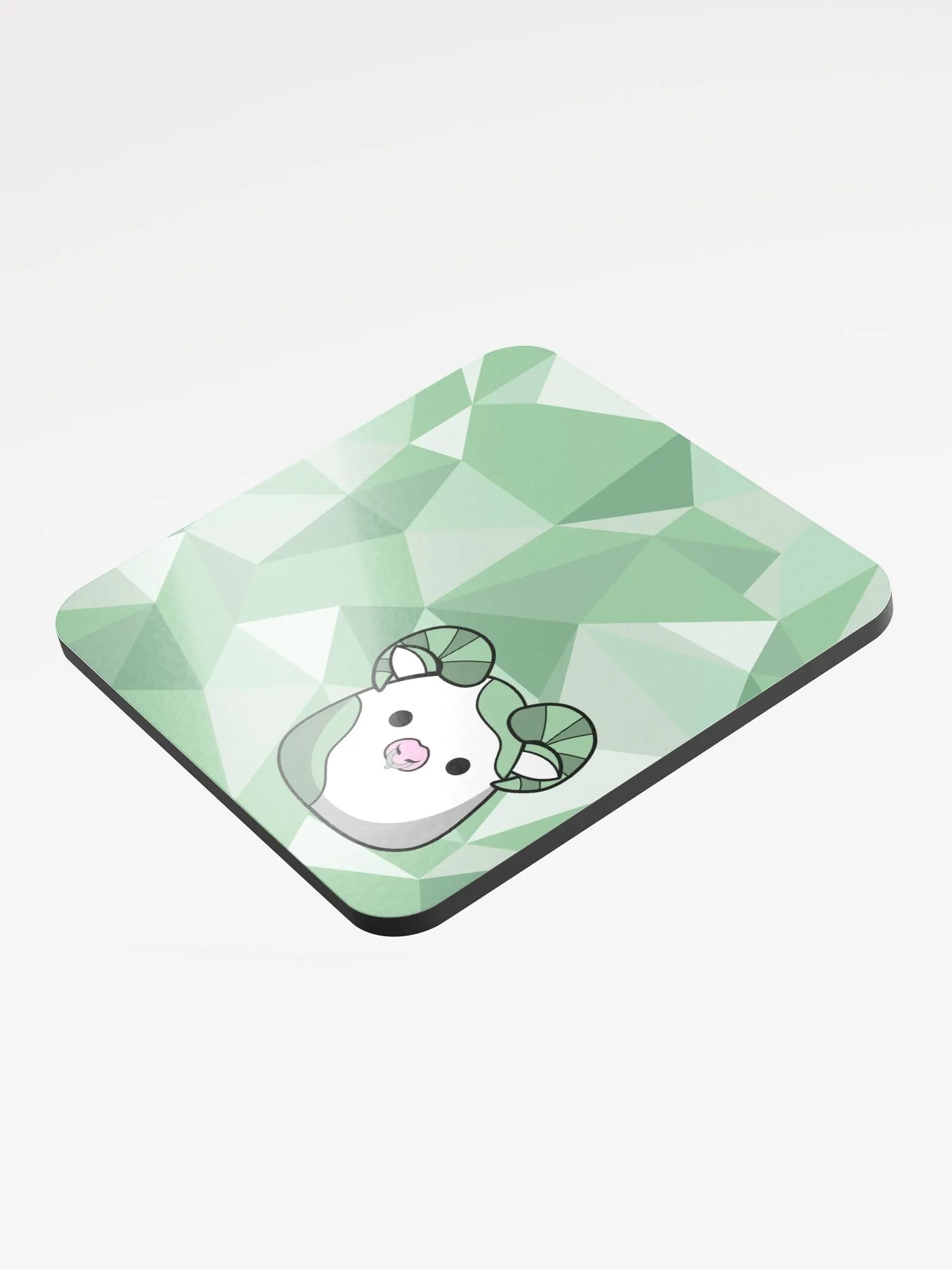 Glossed Cork Coaster - Ram Squish product image (3)