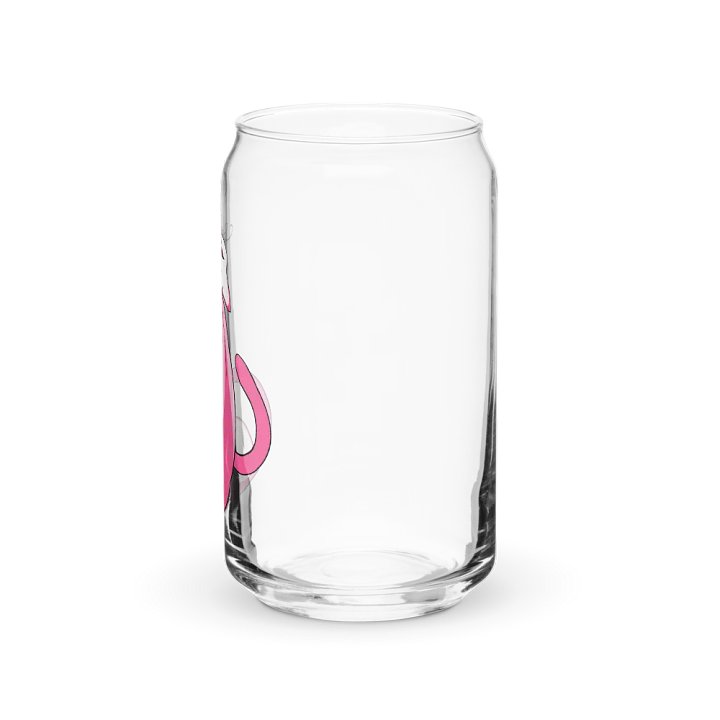 Calming Pink Cat Can-Shaped Glass product image (2)
