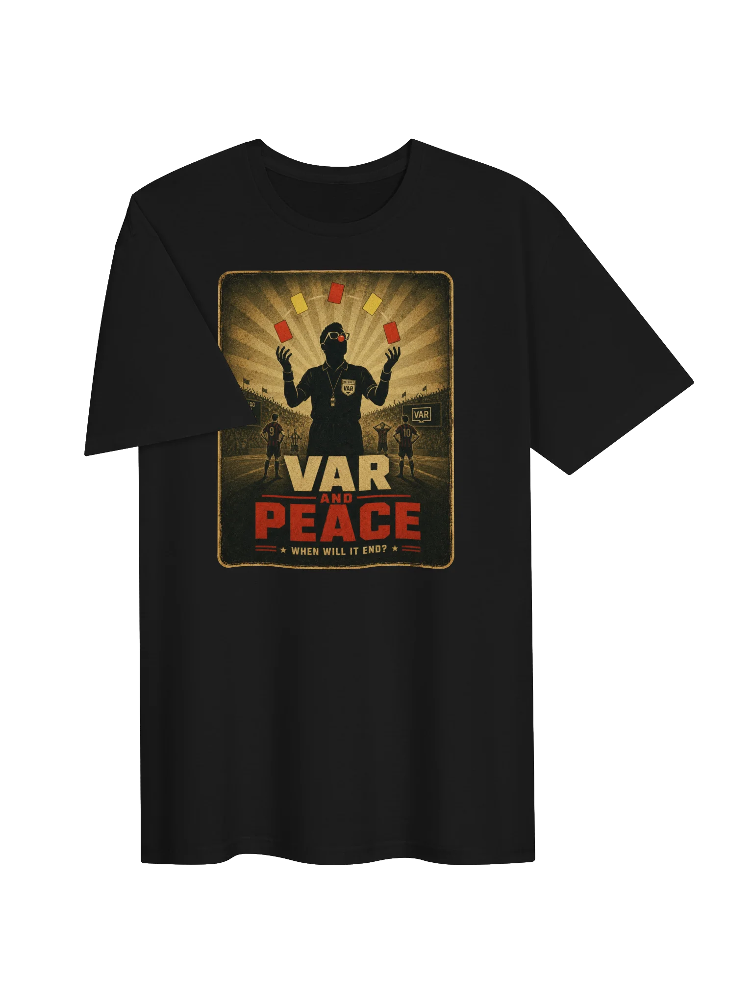 VAR and Peace Soccer Tee product image (3)