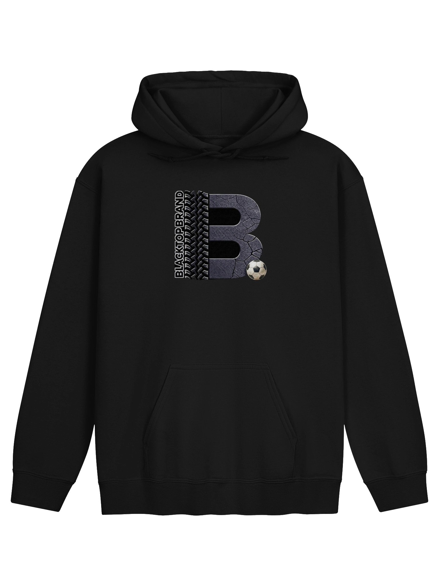 Blacktop Brand Soccer Logo Pullover Hoodie product image (8)